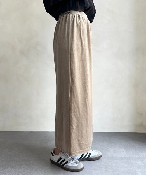 Chez toi(シェトワ)の「ベロアナロースカート(スカート・レディース・ブラウン/ベージュ/イエロー・FREE)」の20枚目の写真