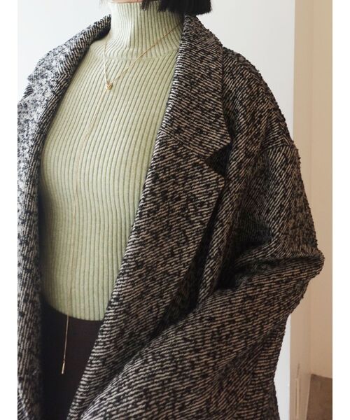 【美品】GALLARDAGALANTE MOONツイードオーバージャケット GALLARDAGALANTE MOONツイードオーバージャケット