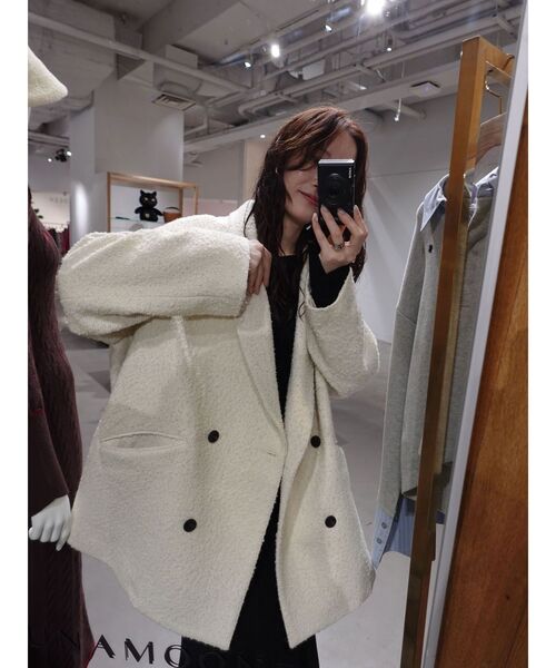 アパルトモン 定価14.3万 23AWCHAUMES ツイードオーバージャケット アパルトモン 定価14.3万 23AWCHAUMES ツイードオーバージャケット