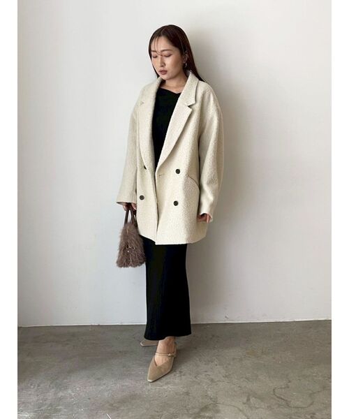 アパルトモン 定価14.3万 23AWCHAUMES ツイードオーバージャケット アパルトモン 定価14.3万 23AWCHAUMES ツイードオーバージャケット