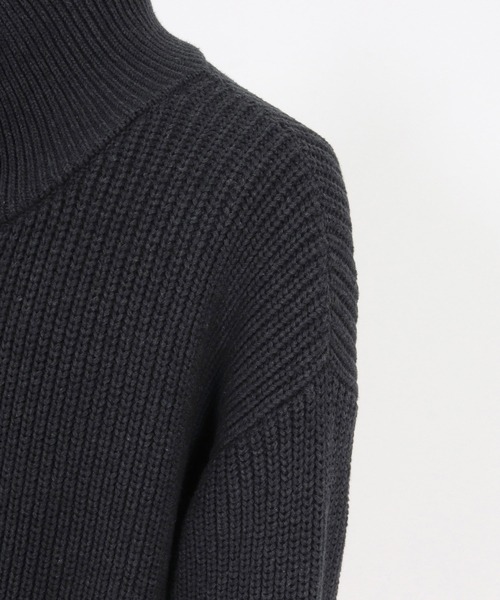 ADAM PATEK(アダムパテック)の「mcg3703-cotton wool damaged drivers knit ドライバーズニット(AP2521028)(カーディガン/ボレロ・メンズ・ブラック/グレー・1/2)」の18枚目の写真