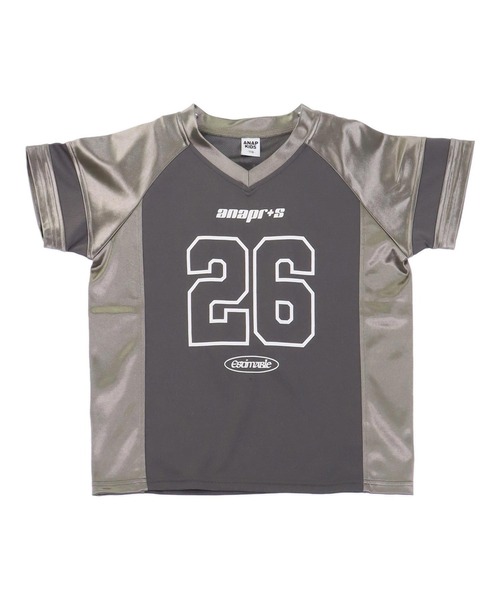 ANAP kids（アナップキッズ）の「ナンバリング トップス （ユニセックスアイテム）【ジュニアお揃い】（Tシャツ/カットソー・キッズ・ダークグレー/ネイビー・110cm/120cm/130cm）」の20枚目の写真