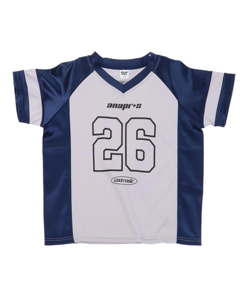 ANAP kids（アナップキッズ）の「ナンバリング トップス （ユニセックスアイテム）【ジュニアお揃い】（Tシャツ/カットソー・キッズ・ダークグレー/ネイビー・110cm/120cm/130cm）」の21枚目の写真