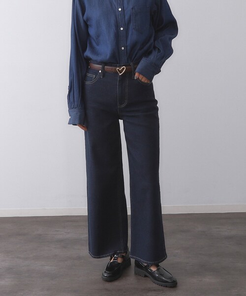 OPAQUE.CLIP（オペークドットクリップ）の「ハートバックルベルト（ベルト・レディース・ブラック/ダークブラウン・00）」の8枚目の写真