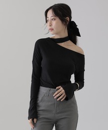 choker neck rib tops