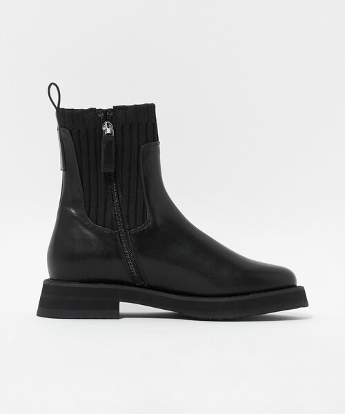 green label relaxing（グリーンレーベルリラクシング）の「ストレッチ ショートブーツ / サイドゴア 撥水（ブーツ・レディース・ブラック・M/L/XL/S）」の6枚目の写真