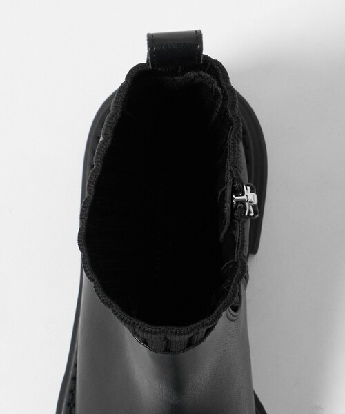 green label relaxing（グリーンレーベルリラクシング）の「ストレッチ ショートブーツ / サイドゴア 撥水（ブーツ・レディース・ブラック・M/L/XL/S）」の9枚目の写真