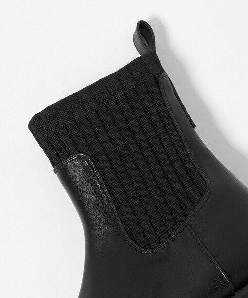 green label relaxing（グリーンレーベルリラクシング）の「ストレッチ ショートブーツ / サイドゴア 撥水（ブーツ・レディース・ブラック・M/L/XL/S）」の12枚目の写真