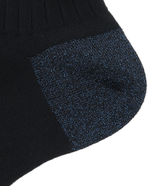 CONVERSE TOKYO(コンバーストウキョウ)の「STAR★ GLITTER RIB KNEE-HIGH SOX(ソックス/靴下・レディース・ベージュ/ブラック/グレー・FREE)」の7枚目の写真