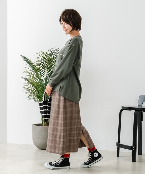 fort point(フォーポイント)の「【C-FORT POINT/フォートポイント】チェックスカート(スカート・レディース・グレー/ブルー/ブラウン・MEDIUM/LARGE)」の17枚目の写真