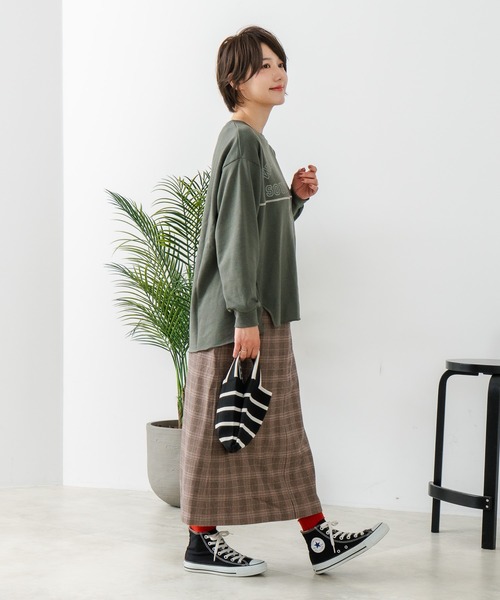 fort point(フォーポイント)の「【C-FORT POINT/フォートポイント】チェックスカート(スカート・レディース・グレー/ブルー/ブラウン・MEDIUM/LARGE)」の18枚目の写真