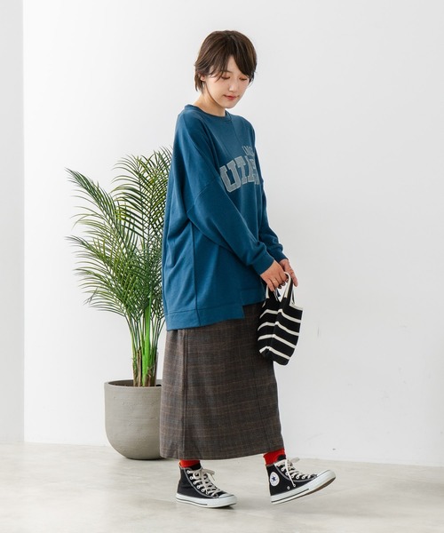 fort point(フォーポイント)の「【C-FORT POINT/フォートポイント】チェックスカート(スカート・レディース・グレー/ブルー/ブラウン・MEDIUM/LARGE)」の10枚目の写真