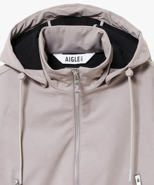 AIGLE(エーグル)の「ソフトシェル ストレッチ 撥水 通気性 3レイヤージャケット(マウンテンパーカー・レディース・ブラック/グレー・36/40/38)」の22枚目の写真