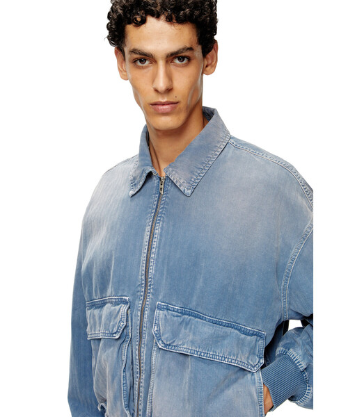 メンズ デニムジャケット D-KURZ（デニムジャケット）｜DIESEL