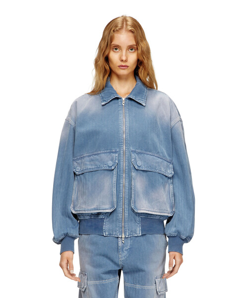 メンズ デニムジャケット D-KURZ（デニムジャケット）｜DIESEL