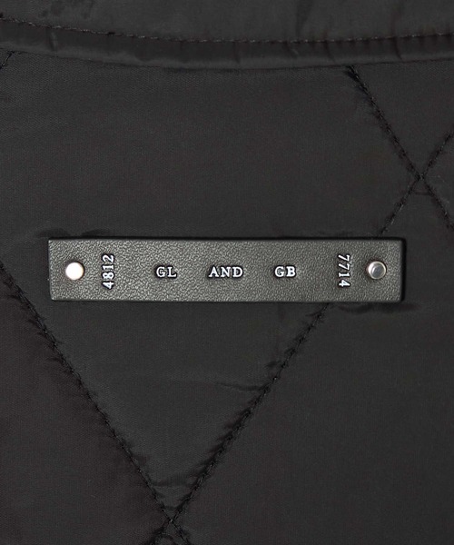 CRIMIE（クライミー）の「DIAMOND QUILT NYLON SHIRT JACKET（ブルゾン・メンズ・ブラック/ネイビー・S/M/L/XL/XXL）」の6枚目の写真