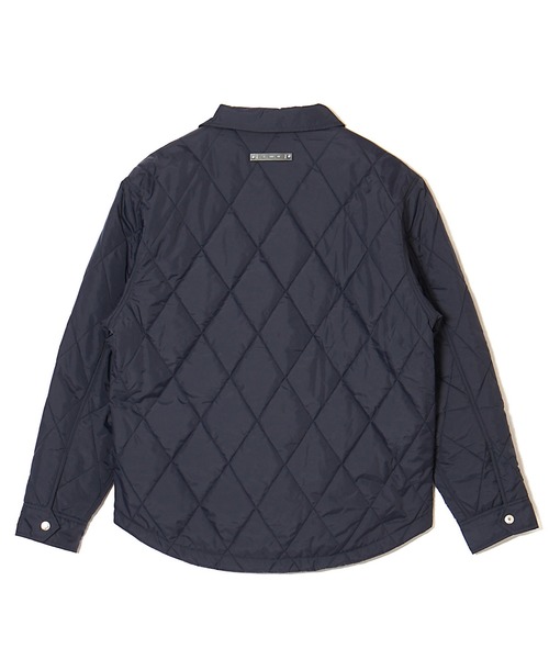 CRIMIE（クライミー）の「DIAMOND QUILT NYLON SHIRT JACKET（ブルゾン・メンズ・ブラック/ネイビー・S/M/L/XL/XXL）」の12枚目の写真