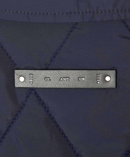 CRIMIE（クライミー）の「DIAMOND QUILT NYLON SHIRT JACKET（ブルゾン・メンズ・ブラック/ネイビー・S/M/L/XL/XXL）」の13枚目の写真