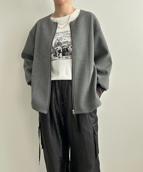 新品　リンカブル　リバーシブルカーディガン ブラック/グレー クリアライトリバーシブルカーディガン – WEGO ONLINE STORE
