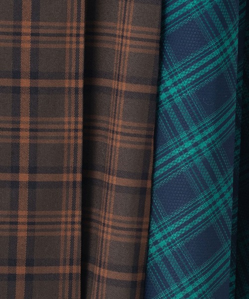 ROSE BUD（ローズバッド）の「PLEATED LONG SKIRT（スカート・レディース・オレンジ/グリーン・ONE SIZE）」の7枚目の写真