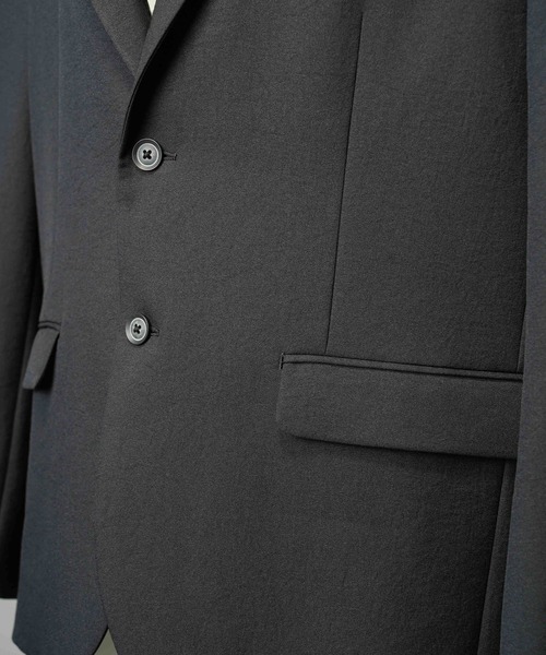 MAISON SPECIAL（メゾンスペシャル）の「《UNISEX》Vintage Like Relax-Over Set Up/ヴィンテージライクリラックスオーバーセットアップ【MAISON SPECIAL/メゾンスペシャル】（テーラードジャケット・メンズ・ネイビー/グレー/ブラック・2/1/0）」の14枚目の写真