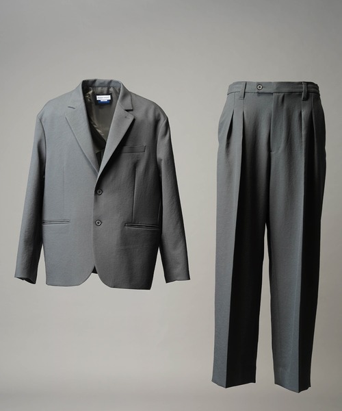 【特価】MAISON SPECIAL グレー セットアップ　01 UNISEX》Vintage Like Relax-Over Set Up/ヴィンテージライク