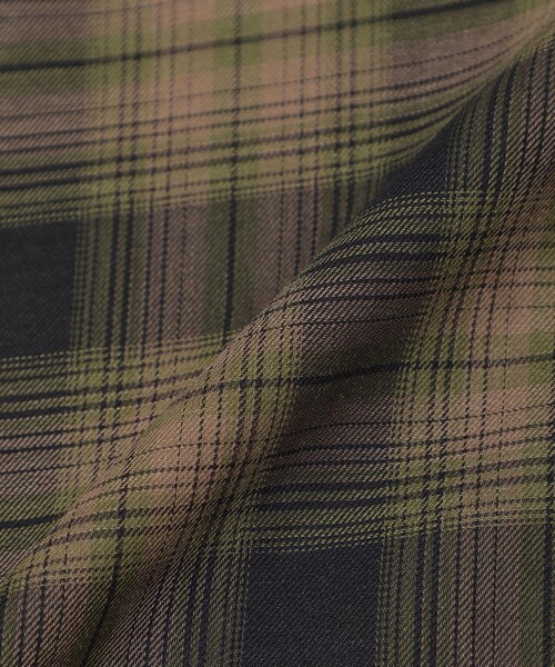 MACKINTOSH LONDON（マッキントッシュ ロンドン）の「ウォッシャブルウールビエラブラウス（シャツ/ブラウス・レディース・ブラック/グリーン系その他4/ベージュ・40/38）」の15枚目の写真