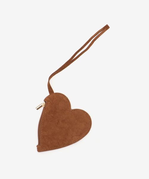 MAJESTIC LEGON（マジェスティックレゴン）の「ハートポーチセットキルティングバッグ（ショルダーバッグ・レディース・キャメル/ブラック・FREE）」の10枚目の写真