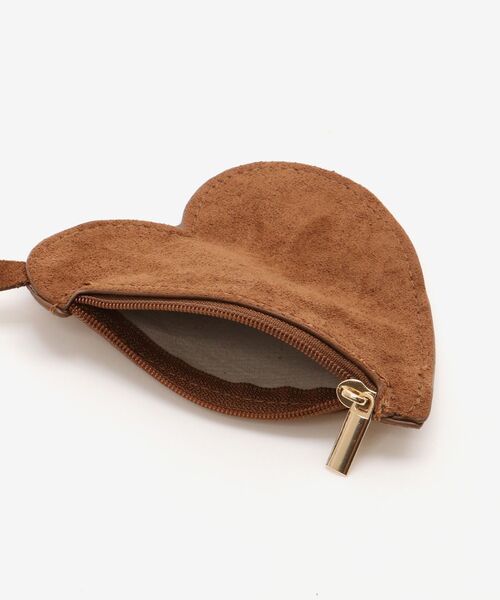 MAJESTIC LEGON（マジェスティックレゴン）の「ハートポーチセットキルティングバッグ（ショルダーバッグ・レディース・キャメル/ブラック・FREE）」の11枚目の写真