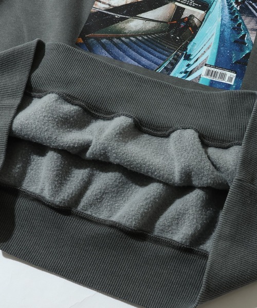 THRASHER（スラッシャー）の「【THRASHER/スラッシャー】裏起毛 ヴィンテージピグメント加工 マガジンプリント クルーネック スウェット トレーナー（スウェット・メンズ・チャコール/ネイビー/グレー/ブラウン・M/L/XL）」の18枚目の写真