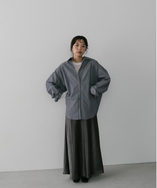 DRWCYS（ドロシーズ）の「サテンナロースカート（スカート・レディース・ブラック/グレー・SMALL/MEDIUM）」の20枚目の写真