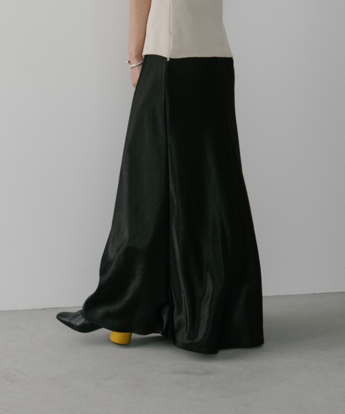 DRWCYS（ドロシーズ）の「サテンナロースカート（スカート・レディース・ブラック/グレー・SMALL/MEDIUM）」の10枚目の写真