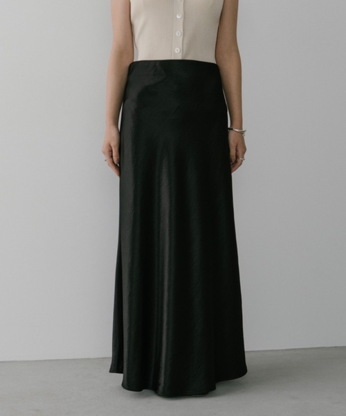 DRWCYS（ドロシーズ）の「サテンナロースカート（スカート・レディース・ブラック/グレー・SMALL/MEDIUM）」の8枚目の写真