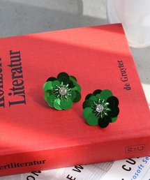 Three Four Time（スリーフォータイム）の「カラースパンフラワーイヤリング（イヤリング）」