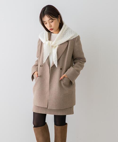 セール】F by ROSSO ヘリンボンネップツイードジャケット（その他