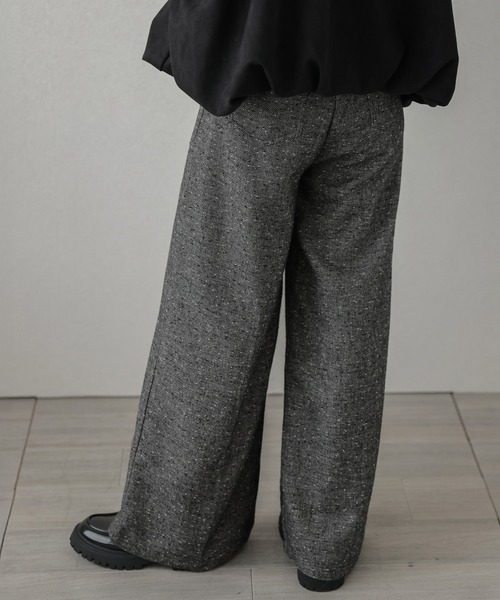 AMELY(エミリー)の「ジャガードワイドパンツ(その他パンツ・レディース・ベージュ/ブラック/ブラウン・M/L)」の5枚目の写真
