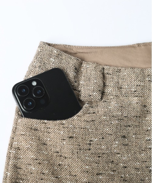 AMELY(エミリー)の「ジャガードワイドパンツ(その他パンツ・レディース・ベージュ/ブラック/ブラウン・M/L)」の20枚目の写真