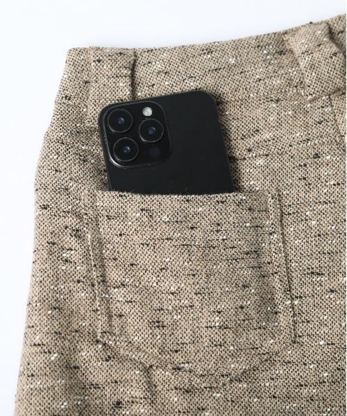 AMELY(エミリー)の「ジャガードワイドパンツ(その他パンツ・レディース・ベージュ/ブラック/ブラウン・M/L)」の15枚目の写真