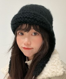 モヘアニット」に該当するニットキャップ/ビーニーファッション通販