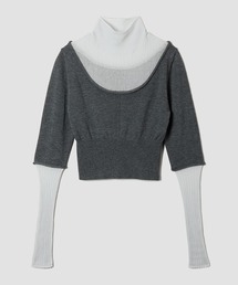 ホワイト Fai Knit Top テーロプラン　teloplan TELOPLAN｜テーロプランのニット/セーター通販 - ZOZOTOWN