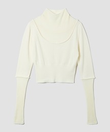 TELOPLAN｜テーロプランのニット/セーター（ホワイト/白色系・ウール