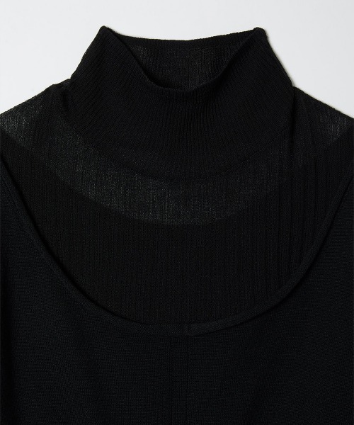 TELOPLAN(テーロプラン)の「【TELOPLAN】Jade Knit Top / ジェイドニットトップ(ニット/セーター・レディース・ホワイト/ブラック/グレー・ONE SIZE)」の8枚目の写真