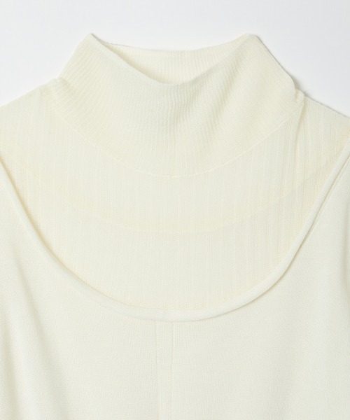 TELOPLAN(テーロプラン)の「【TELOPLAN】Jade Knit Top / ジェイドニットトップ(ニット/セーター・レディース・ホワイト/ブラック/グレー・ONE SIZE)」の11枚目の写真