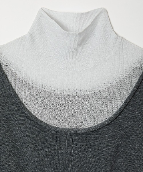 TELOPLAN(テーロプラン)の「【TELOPLAN】Jade Knit Top / ジェイドニットトップ(ニット/セーター・レディース・ホワイト/ブラック/グレー・ONE SIZE)」の14枚目の写真