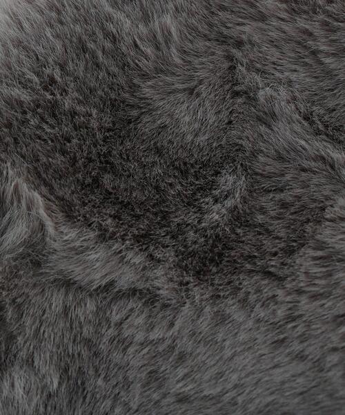 SHOO・LA・RUE（シューラルー）の「リバーシブルフラワーファーティペット（ストール/ショール・レディース・ベージュ系3/グレー系3/ブラック系3・00）」の6枚目の写真