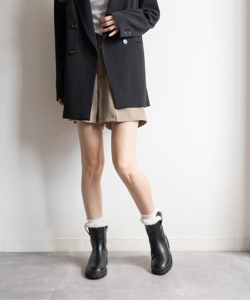 Fabby fabby(ファビィーファビィー)の「ボアショートブーツ(ブーツ・レディース・ブラック系その他/ブラック/ブラウン系その他/ブラウン・SMALL/MEDIUM/LARGE)」の10枚目の写真