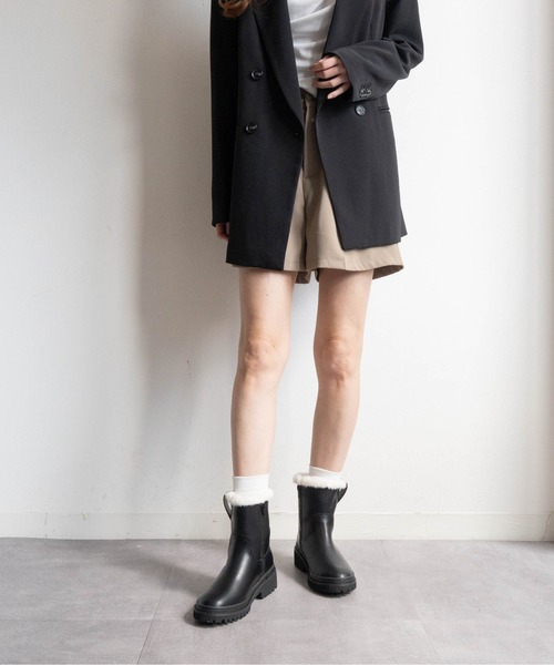 Fabby fabby(ファビィーファビィー)の「ボアショートブーツ(ブーツ・レディース・ブラック系その他/ブラック/ブラウン系その他/ブラウン・SMALL/MEDIUM/LARGE)」の11枚目の写真