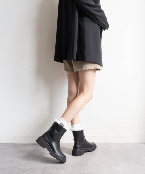Fabby fabby(ファビィーファビィー)の「ボアショートブーツ(ブーツ・レディース・ブラック系その他/ブラック/ブラウン系その他/ブラウン・SMALL/MEDIUM/LARGE)」の12枚目の写真