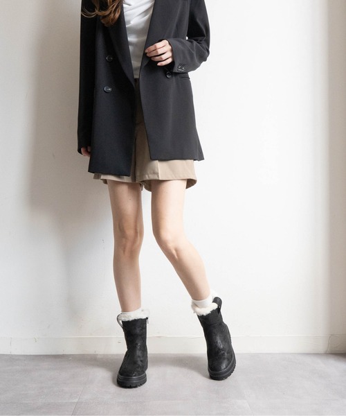 Fabby fabby(ファビィーファビィー)の「ボアショートブーツ(ブーツ・レディース・ブラック系その他/ブラック/ブラウン系その他/ブラウン・SMALL/MEDIUM/LARGE)」の18枚目の写真