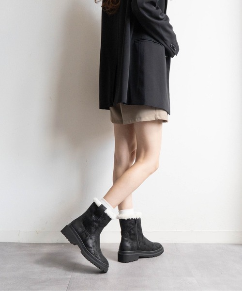 Fabby fabby(ファビィーファビィー)の「ボアショートブーツ(ブーツ・レディース・ブラック系その他/ブラック/ブラウン系その他/ブラウン・SMALL/MEDIUM/LARGE)」の20枚目の写真